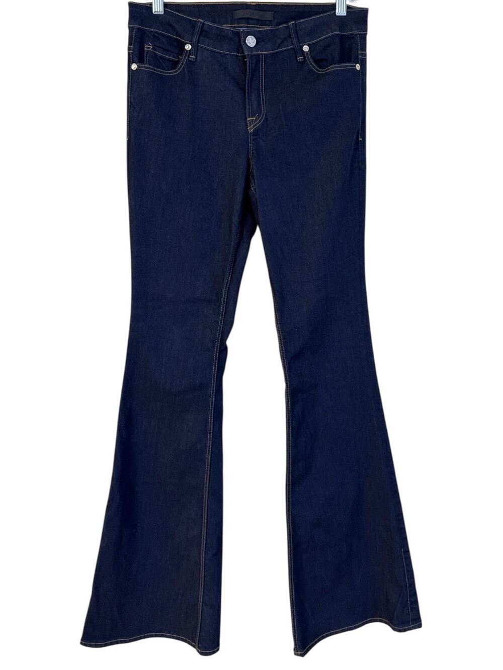 Schoen by Yu Flare Jeans The Bombshell Indigo Blue Women's Size 28x34